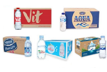Air Mineral Aqua/Nestle/Le Mineral/Vit 360ml