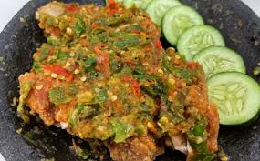 Nasi ayam cabe ijo