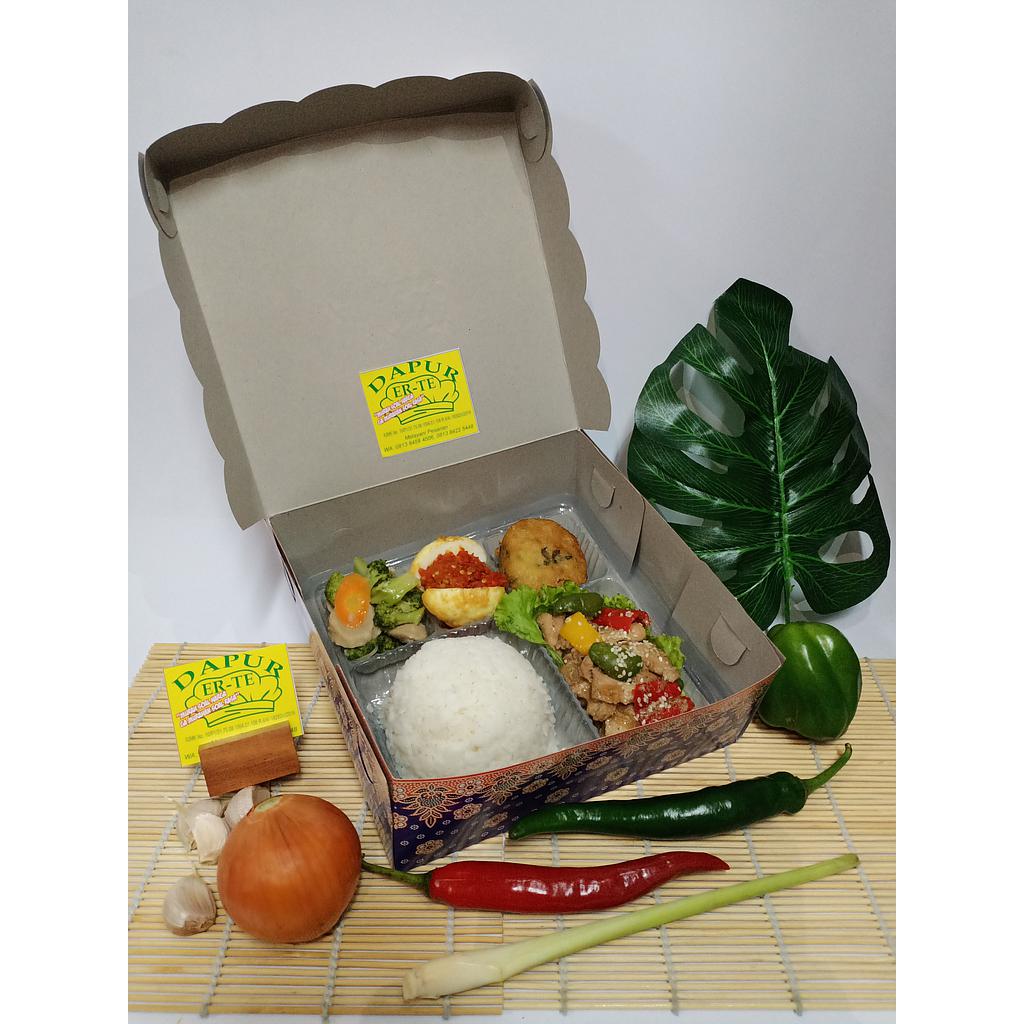 Nasi Box Paket 1 by Bu Erte