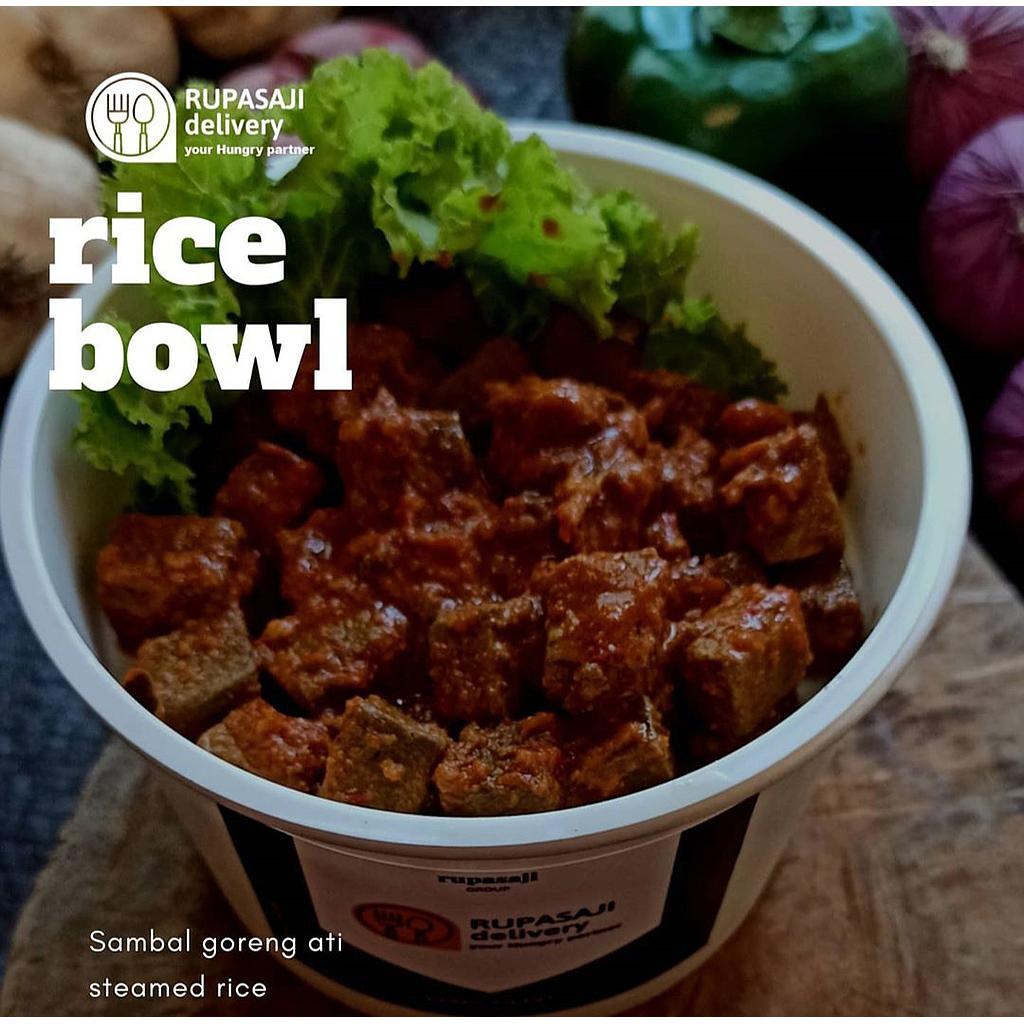 Rice Bowl Sambal Goreng Ati