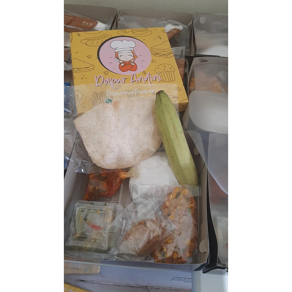 Nasi box lengkap