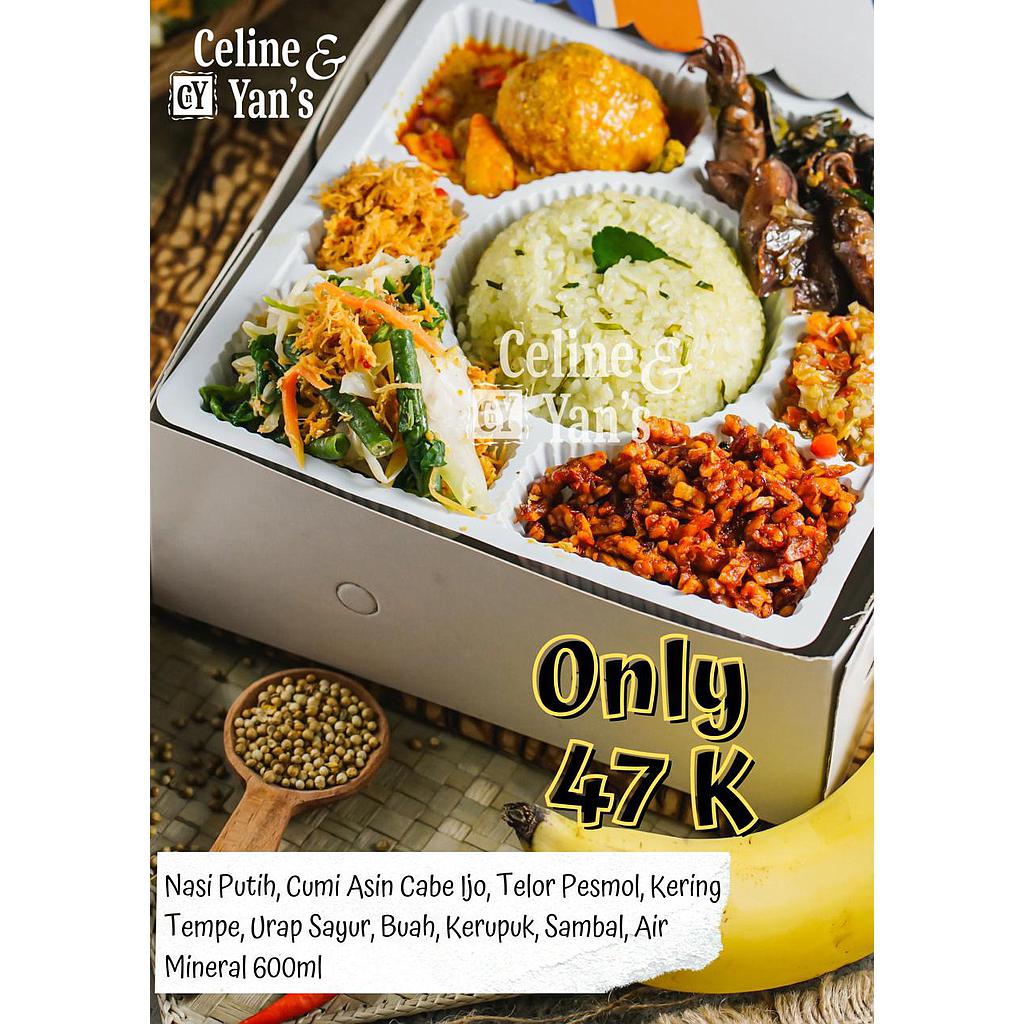 Paket B (Nasi Hijau) - Celine &amp; Yans