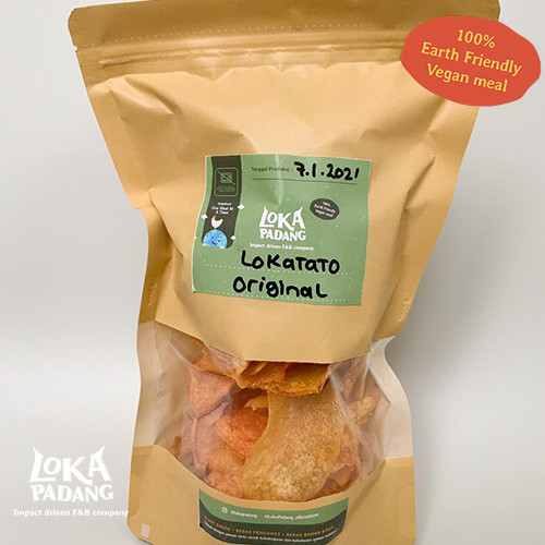 Keripik Kentang Vegan Original | Pouch