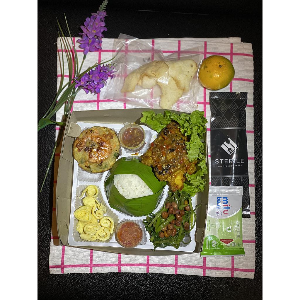 Paket Komplit Nasi Ayam Bakar Taliwang By Dimsum Cui
