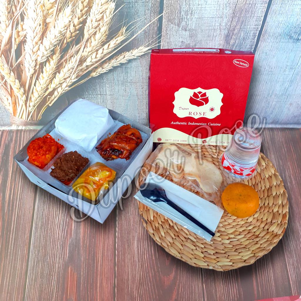 Nasi Box Menu E Standar Dapoer Rose