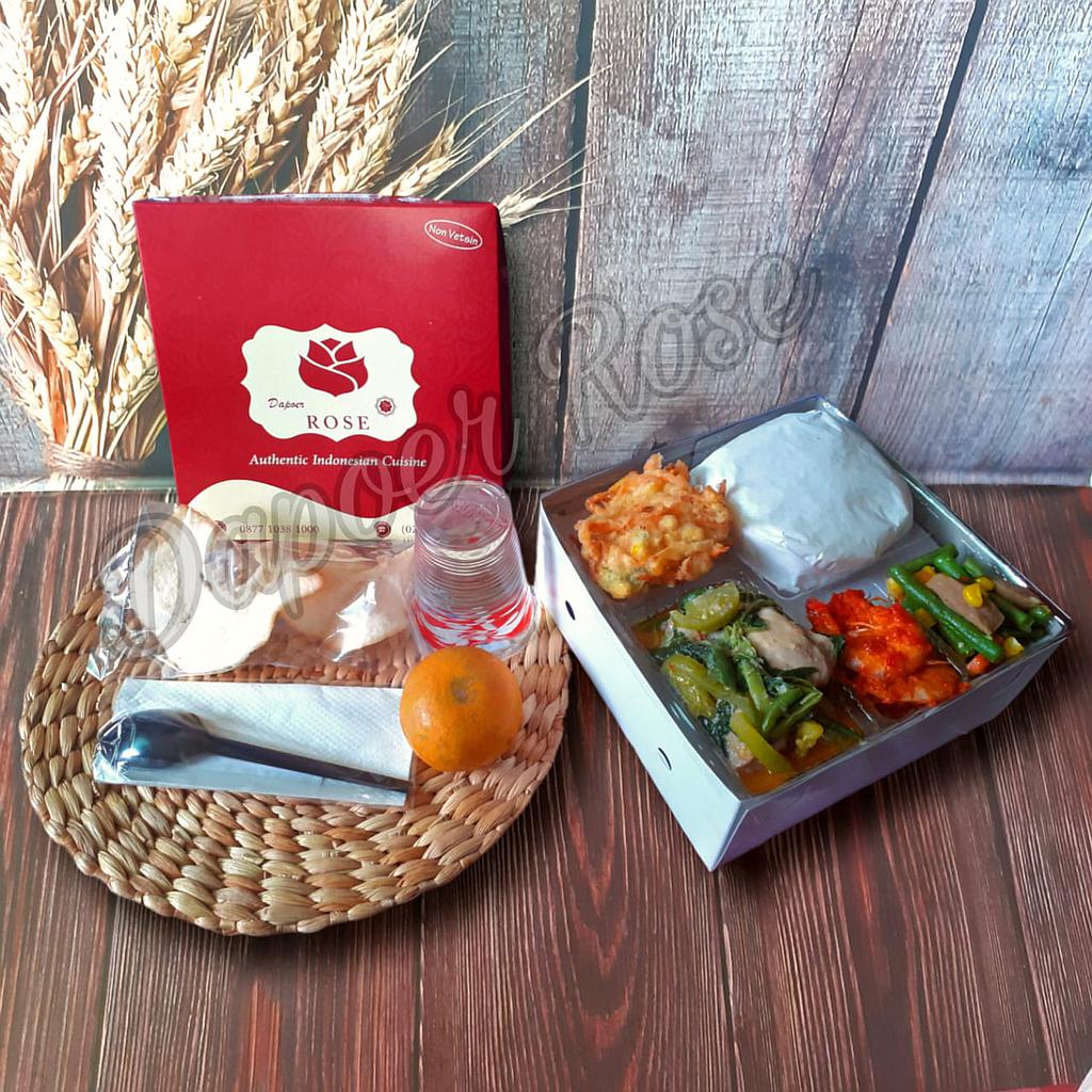Nasi Box Menu H Standar Dapoer Rose