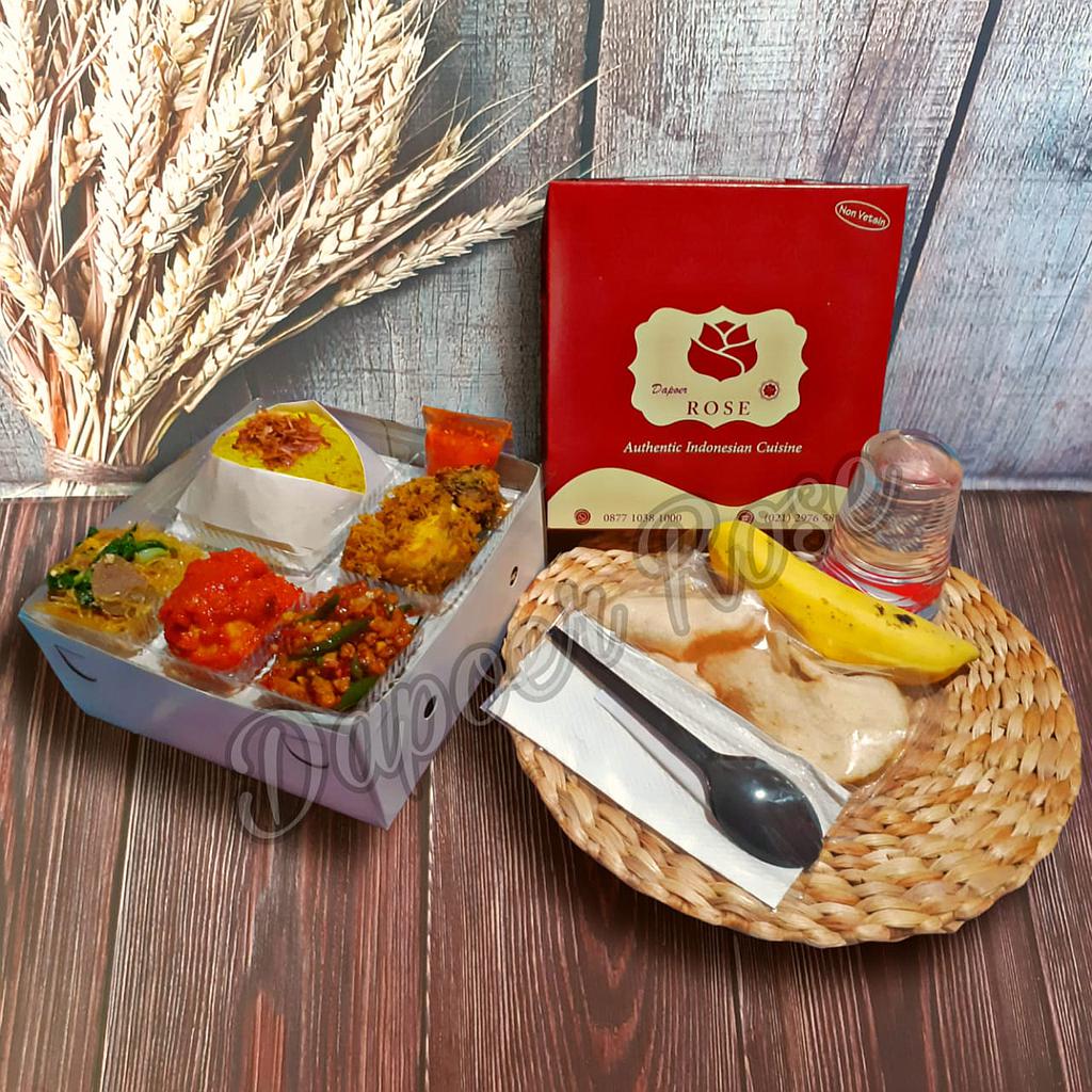 Paket Nasi Box ( Nasi Kuning ) Standar Dapoer Rose