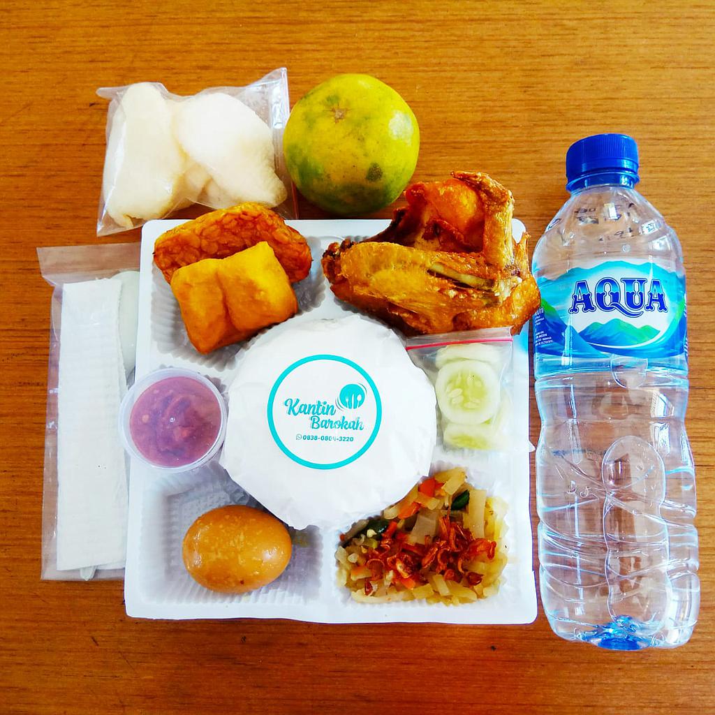 Nasi Box Paket A Kantin Barokah