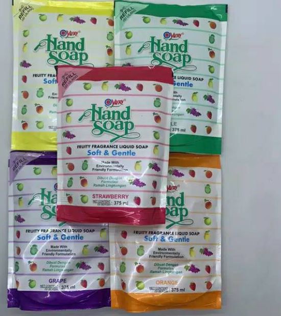 SABUN PENCUCI TANGAN YURI HAND SOAP 375 ML REFFIL POUCH