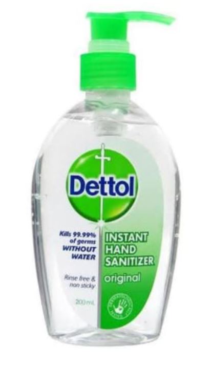 Dettol Hand Sanitizer Original - 200 mL