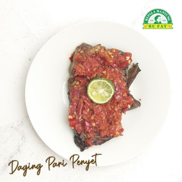 Daging Pari Penyet