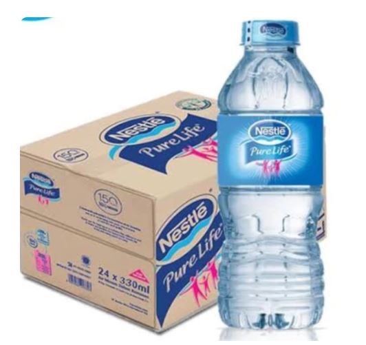 Air Minum Nestle Pure Life Dus 330 ml (mini) Isi 24 Botol