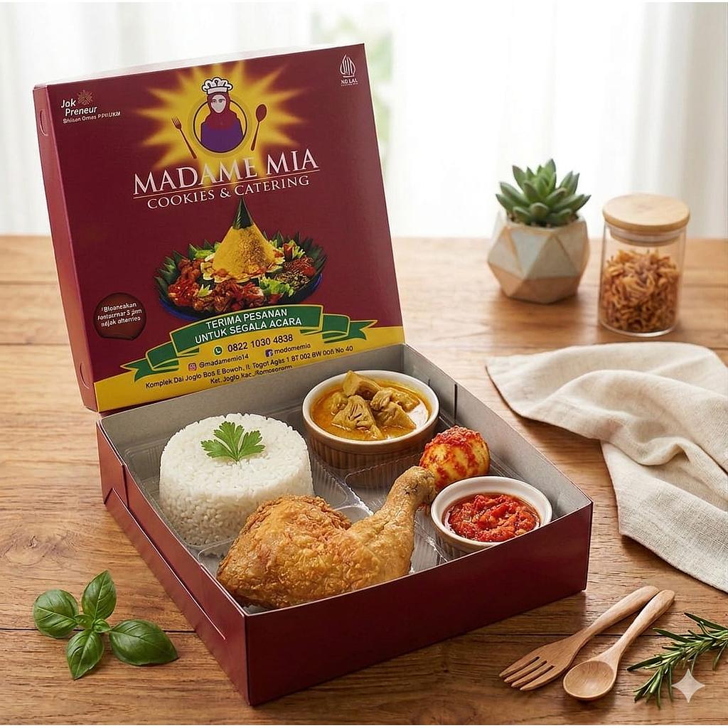Paket Nasi padang komplit