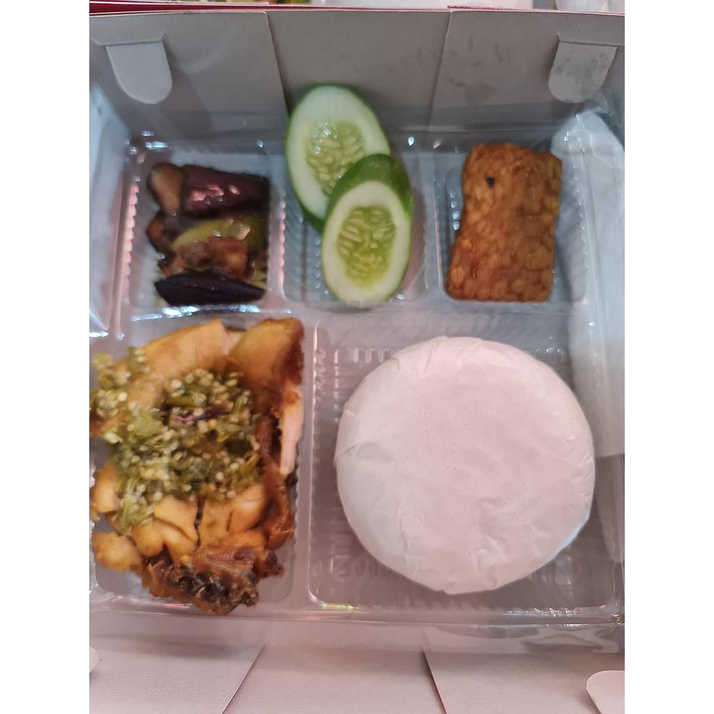 Paket Ayam Penyet Cabe Ijo APB