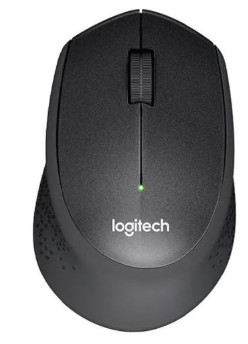 Logitech M331 Silent Plus - Mouse Wireless Logitech Original - Hitam