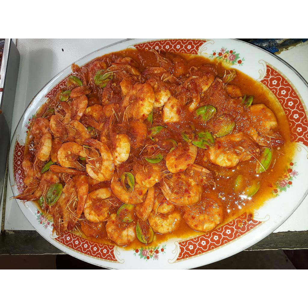 Udang balado(ukuran500 gr)RM DO'A IBU
