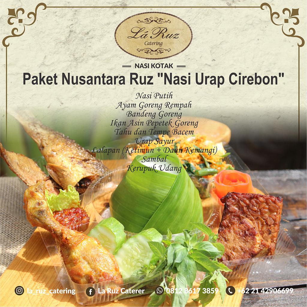 Paket Nusantara Nasi Urap Cirebon (Box) by La Ruz Catering