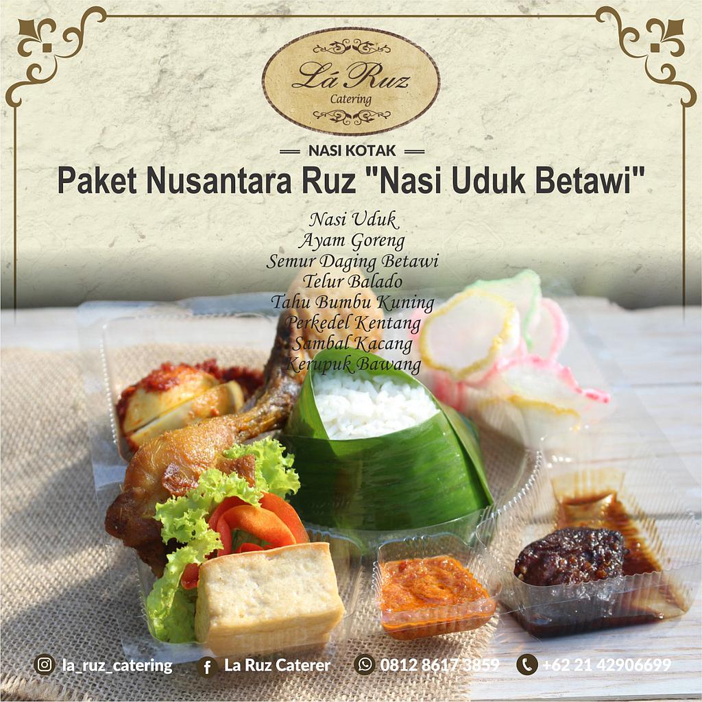 Paket Nusantara Nasi Uduk Betawi (Box) by La Ruz Catering