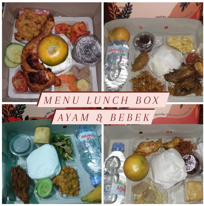 MENU LUNCH BOX AYAM/BEBEK