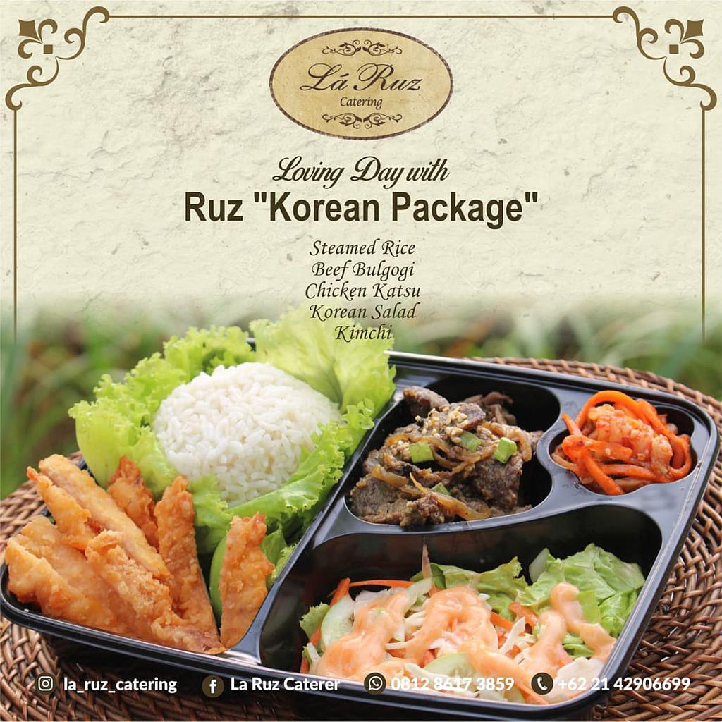 Paket Korean Food by La Ruz Catering