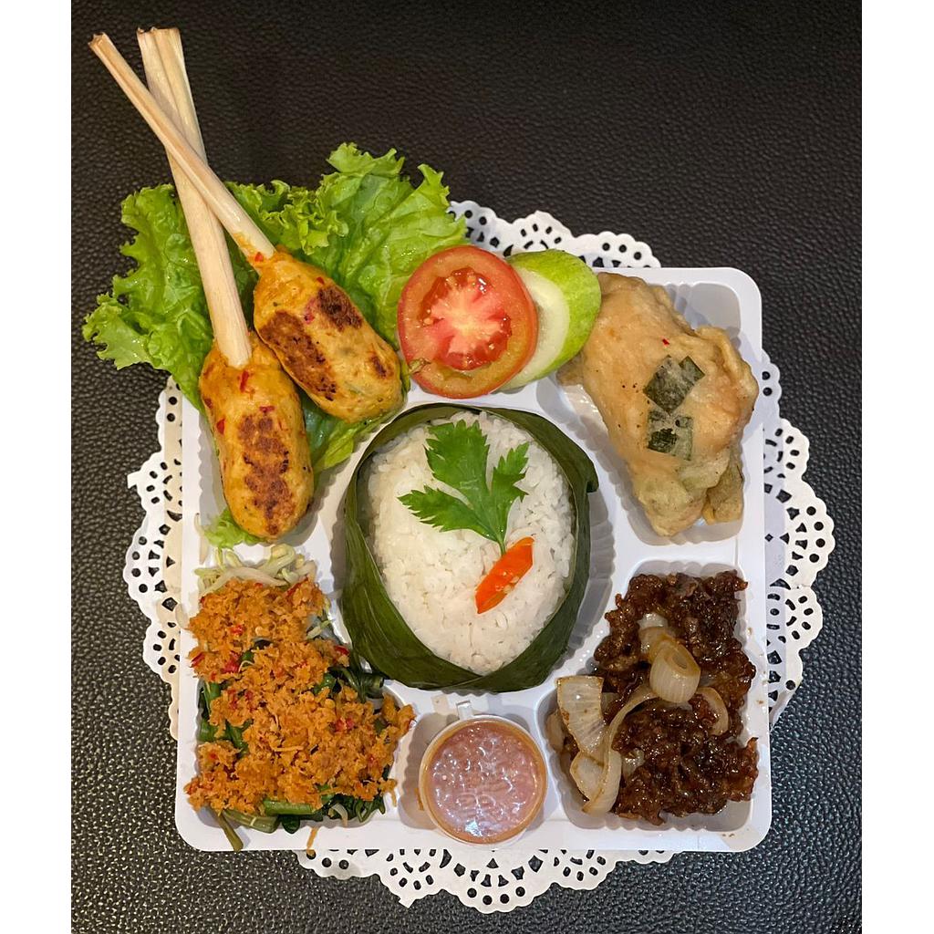 Paket Beef Teriyaki + Sate Ayam Lilit by Masakan Ibuku