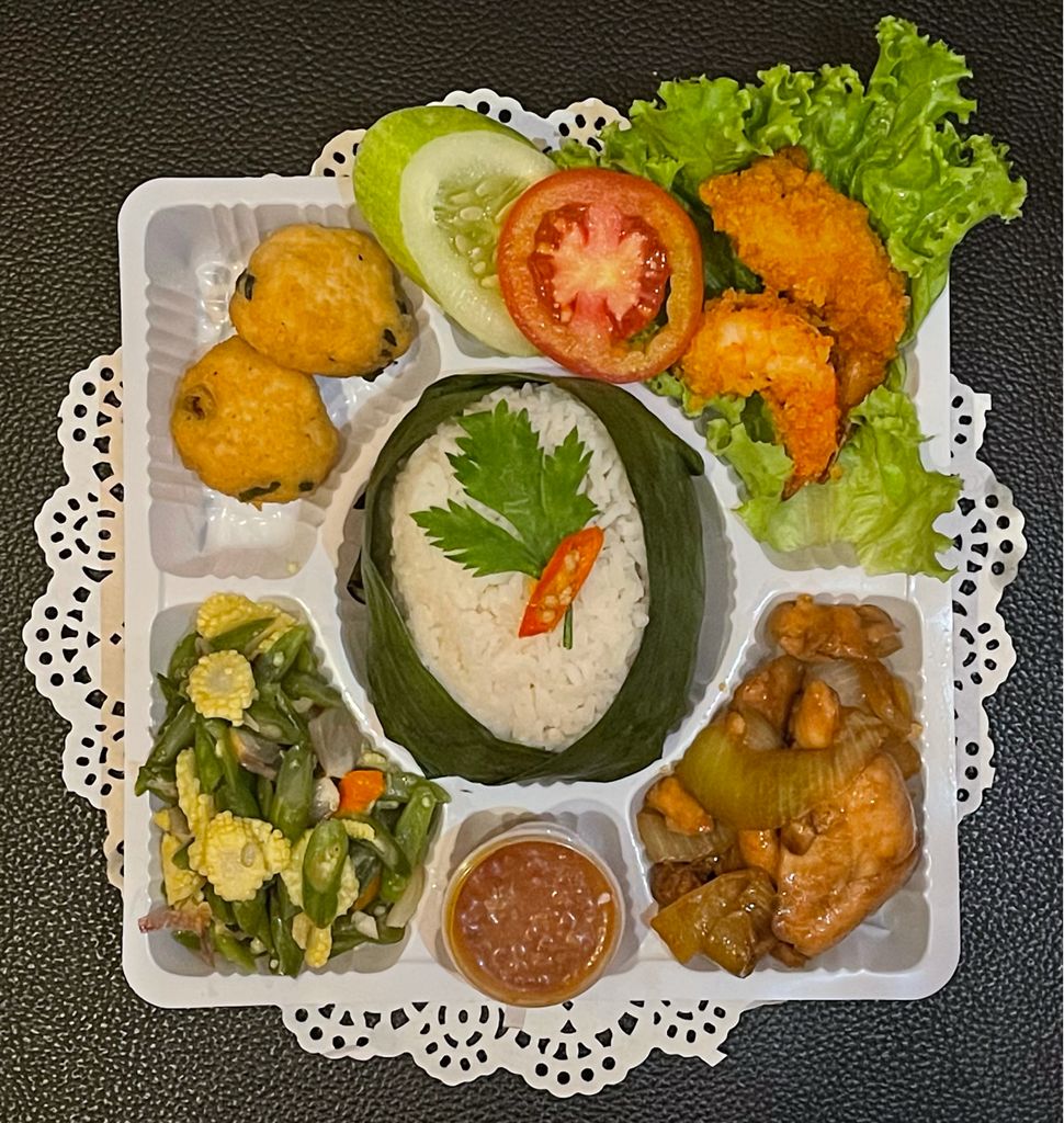 Paket Chicken Blackpaper + Udang Tempura by Masakan Ibuku