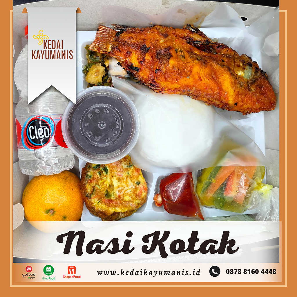 Paket L - Nasi Ikan Bakar Jimbaran Kedai Kayumanis