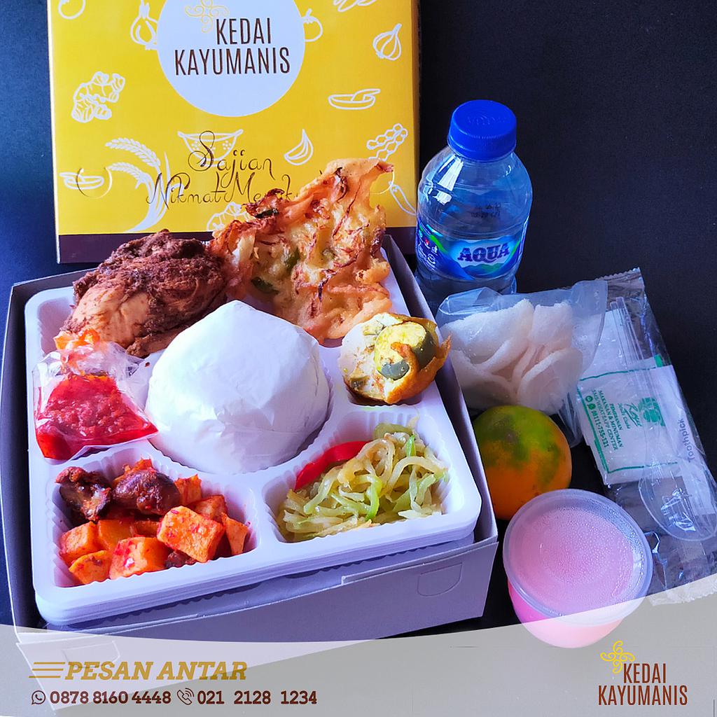 Paket E - Nasi Ayam Rendang Kedai Kayumanis