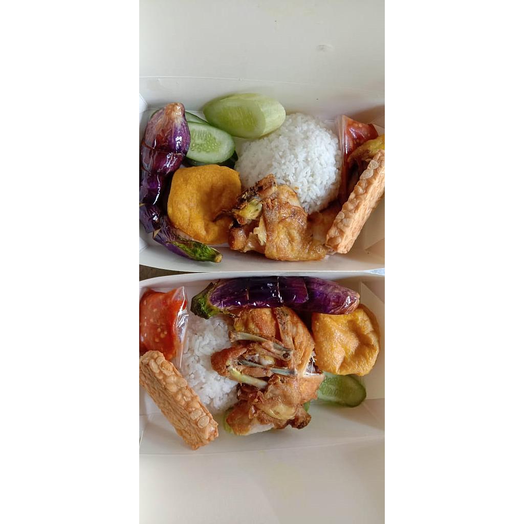 PAKET NASI AYAM SAMBAL TEPU-TEPU