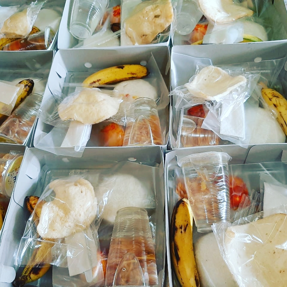 Nasi Box Kube Mawar Putih