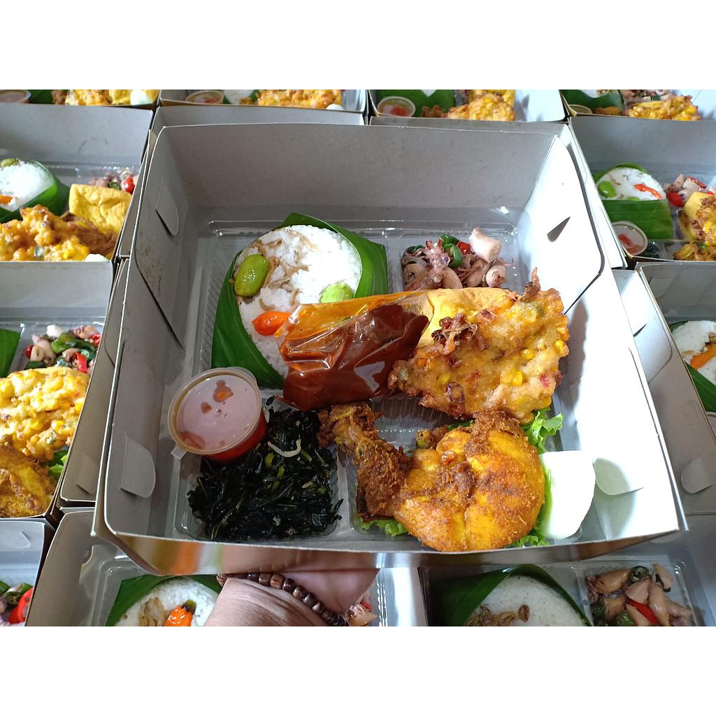 Nasi liwet box + snack
