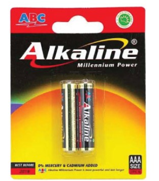 Baterai ABC Alkaline 2pcs AAA
