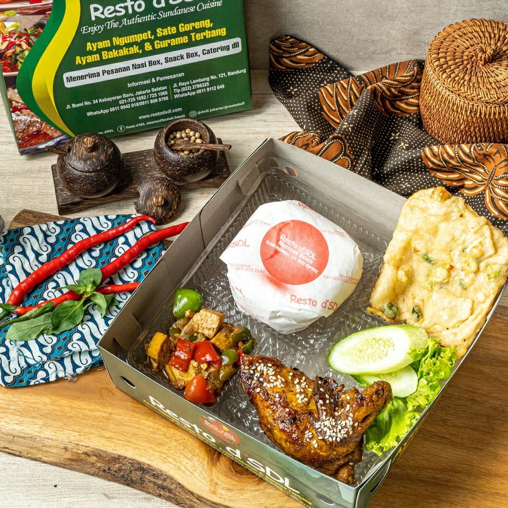 Nasi Box 37000 Resto d'SDL Masakan Sunda
