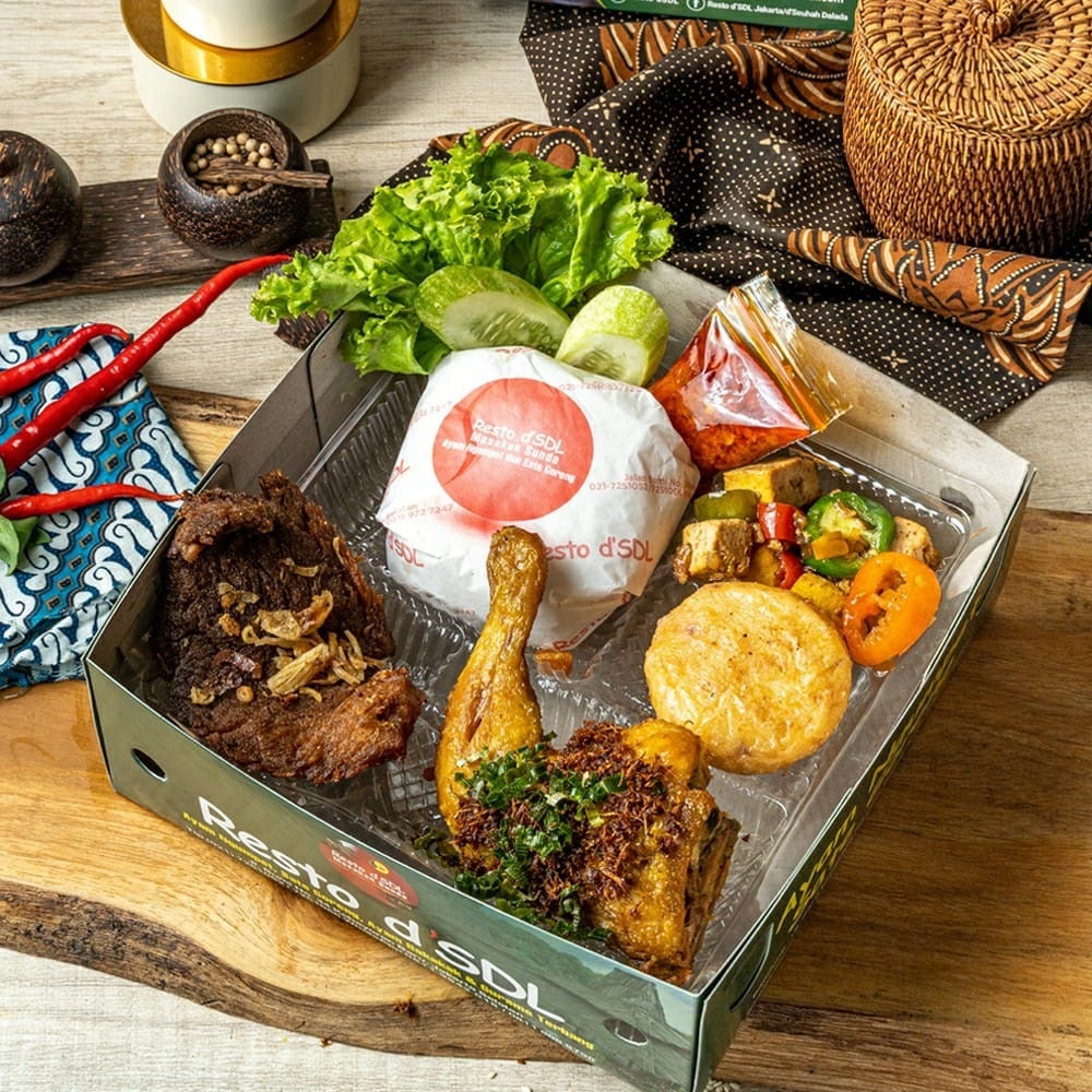 Nasi Box 55000 Resto d'SDL Masakan Sunda