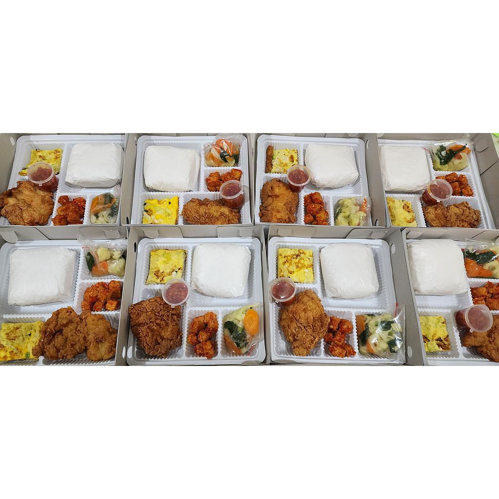 Paket Nasi Box Ayam Crispy