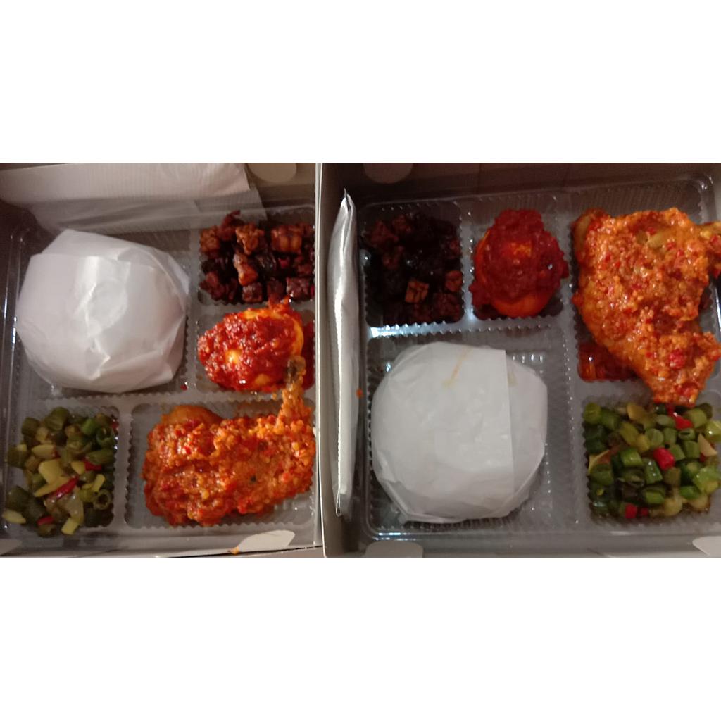 Paket Nasi Ayam Bumbu Rujak 1