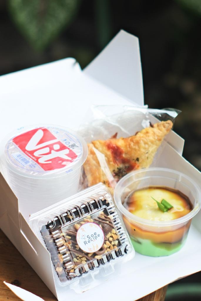 Snack Box Soe Recipe (Jongkong Cup, Brownies Nutella, Tuna Pastry)