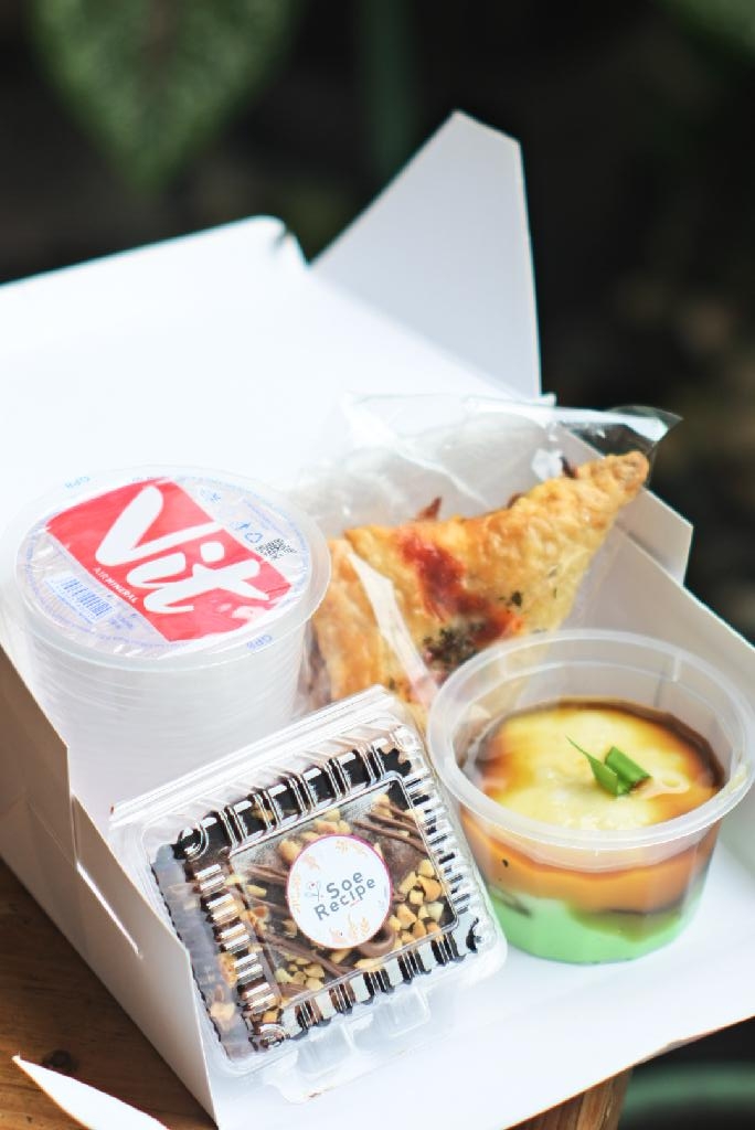 Snack Box Soe Recipe (Jongkong Cup, Brownies Granola, Tuna Pastry)
