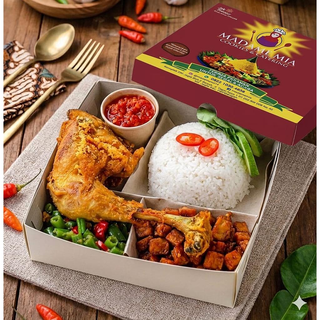 Paket Nasi Rames Komplit