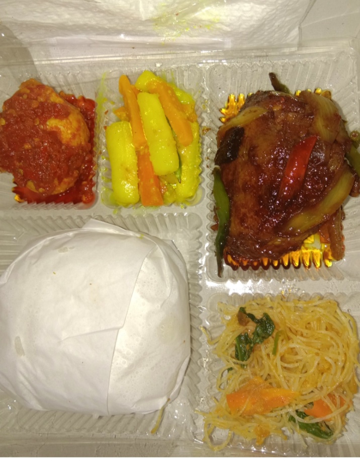 Paket Nasi Ayam saos Tiram