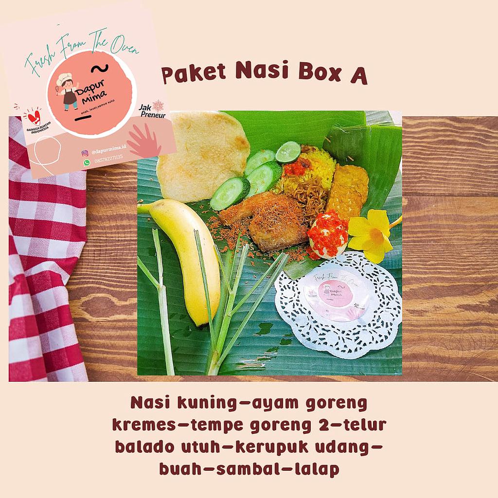 Paket Nasi Box A Dapur Mima