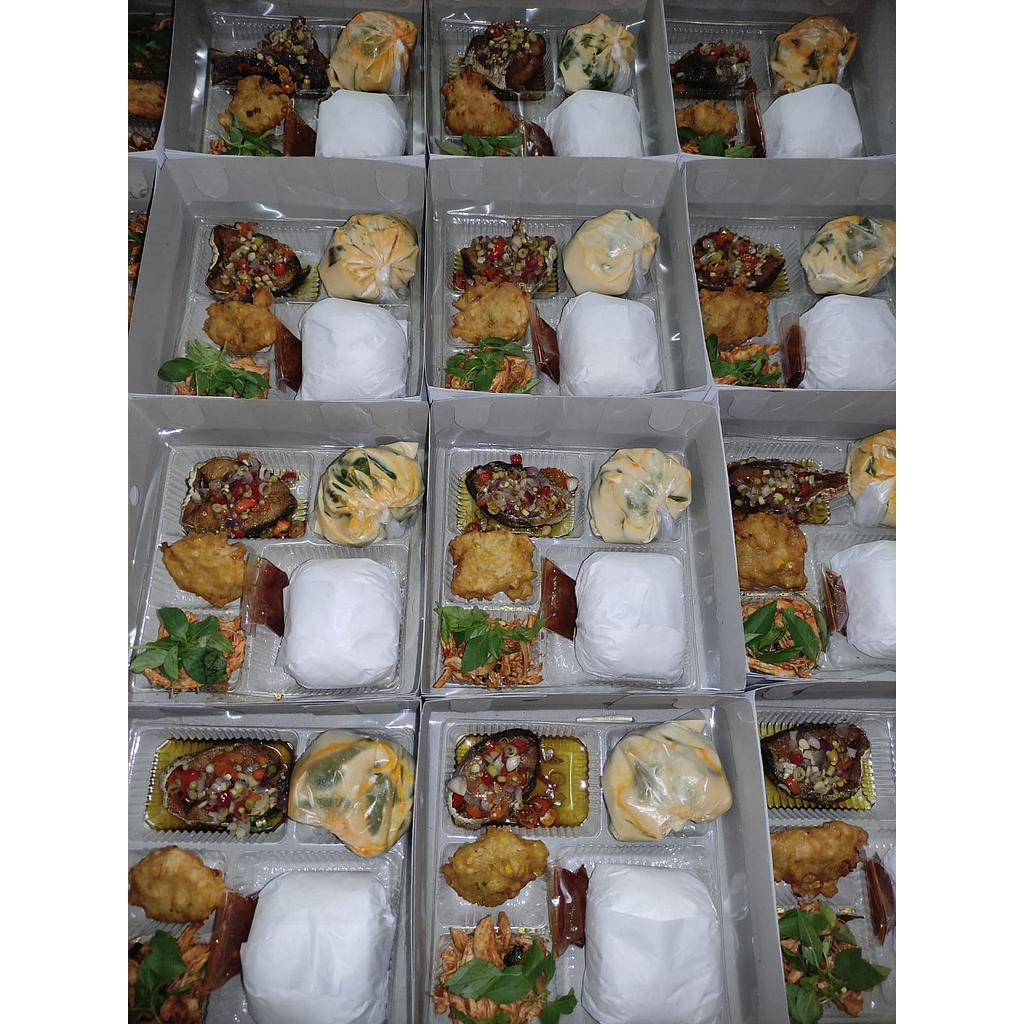 Sanny Culinary Nasi Box 1 (Ayam Suwir Kemangi &amp; Ikan Dabu-Dabu)