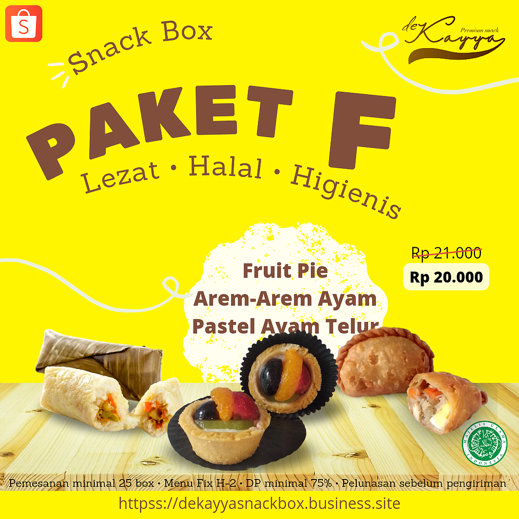 SNACK BOX PAKET F