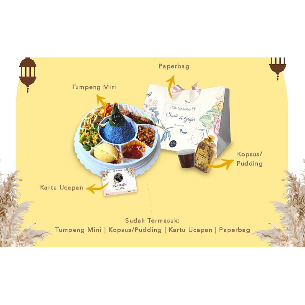 PAKET TUMPENG MINI MUSTAFA+PAPER BAG+SNACK