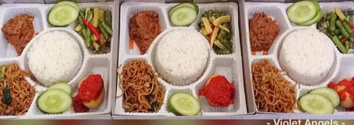 Paket Nasi Rendang daging