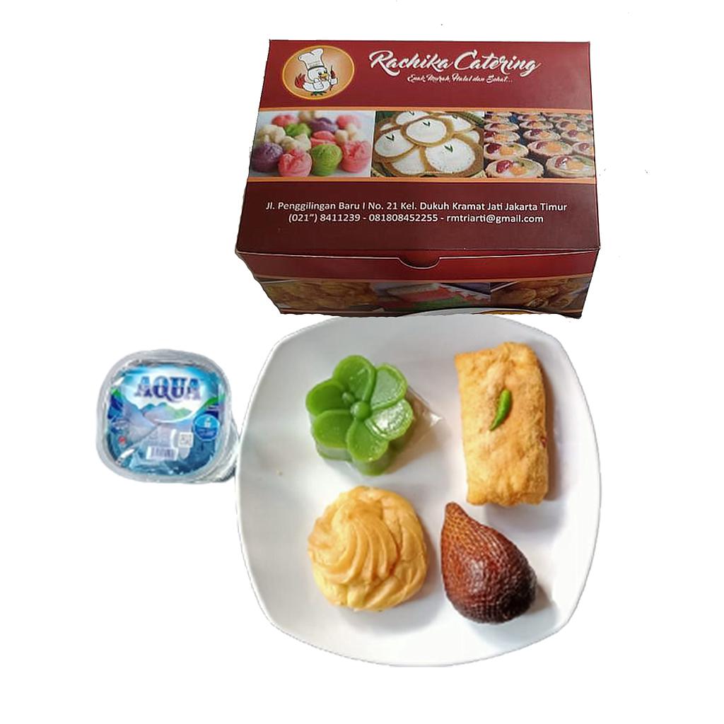 SNACK BOX KUE LUMPANG RISOL SAYUR KUE SUS BUAH AIR MINERAL