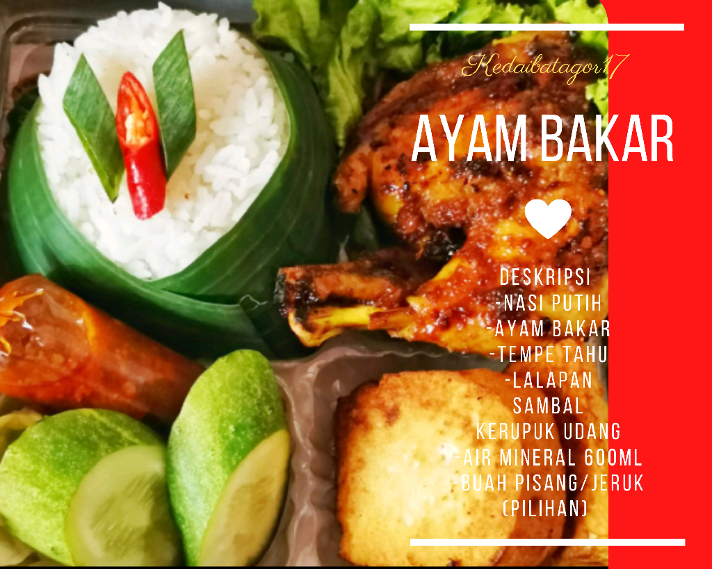 Nasi ayam bakar