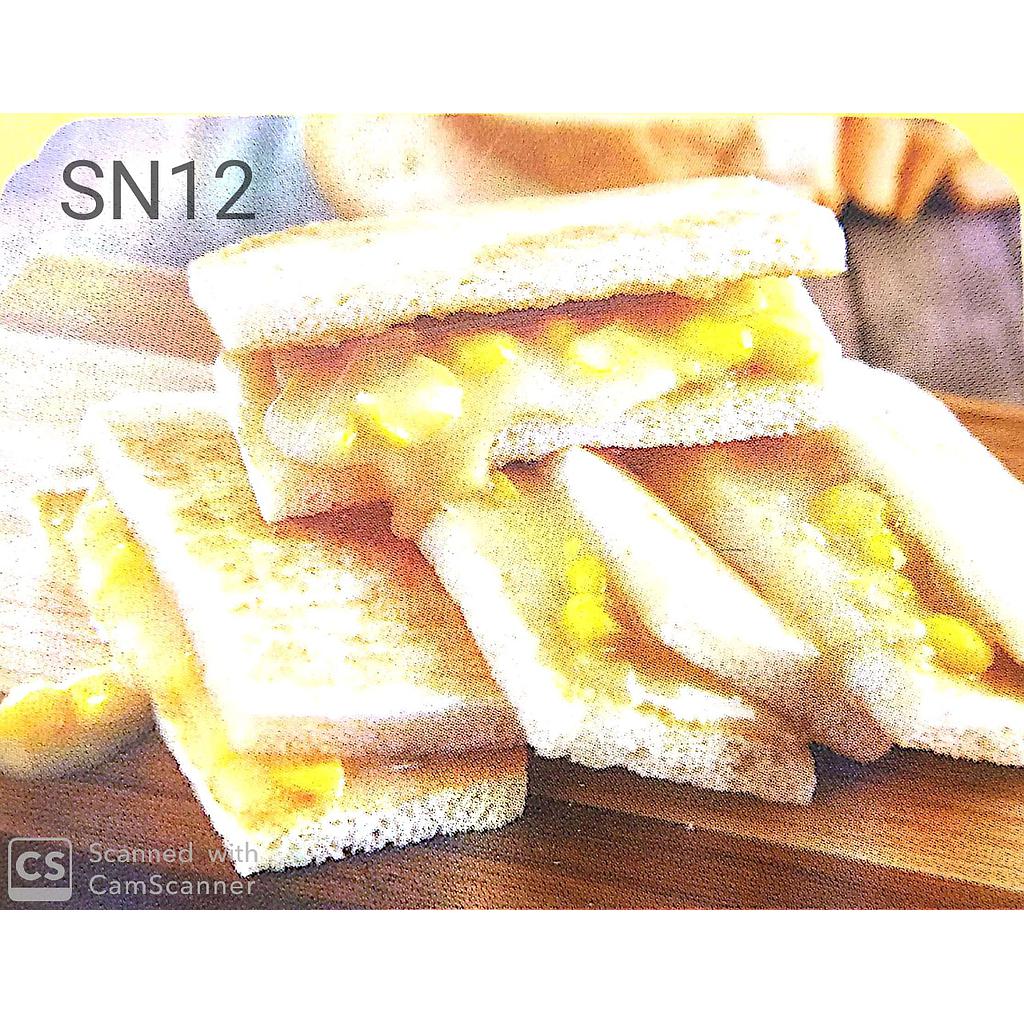 PAKET 8 SNACK BOX - Roti Panggang Sweet Corn Srikaya
