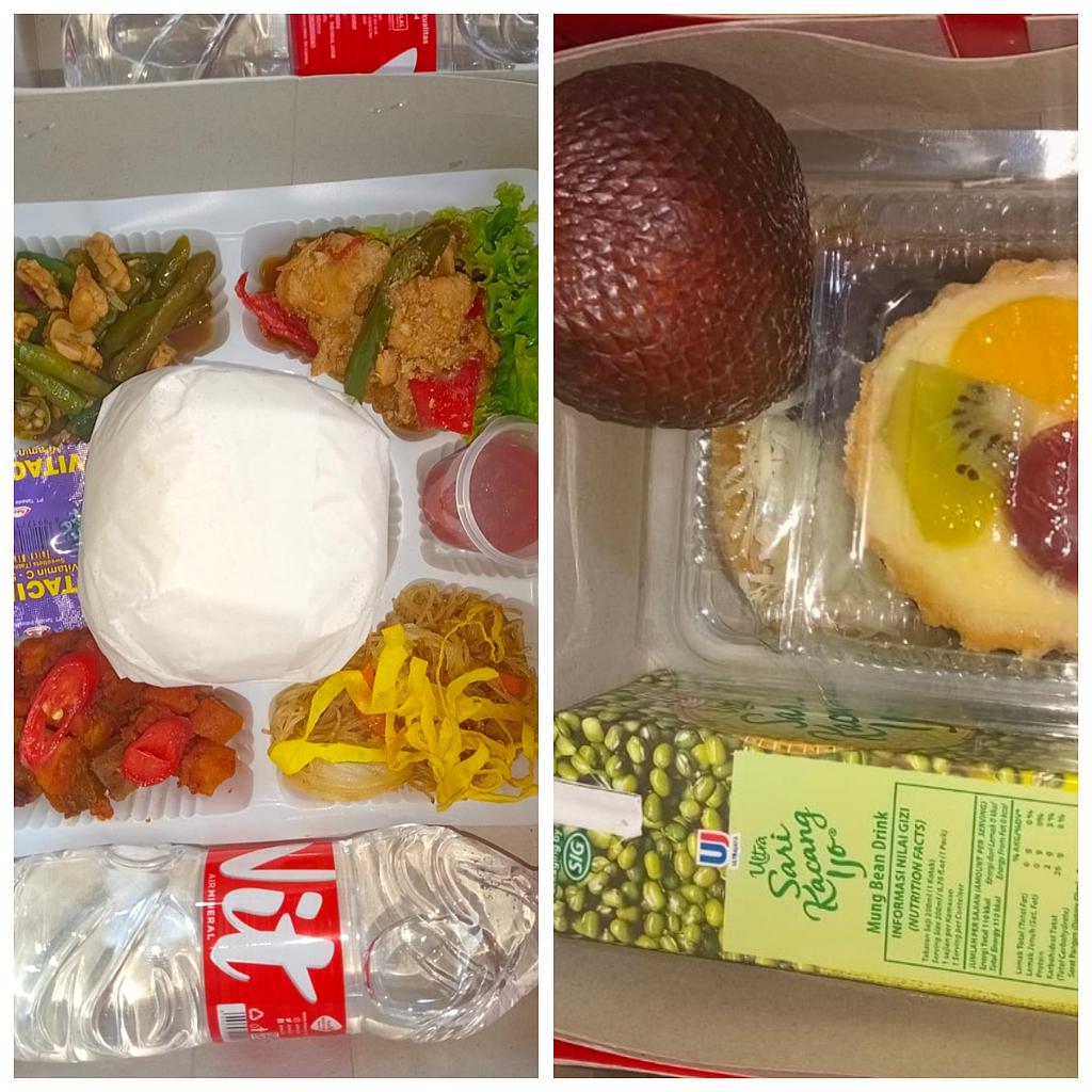 Paket 1 (snack &amp; nasi box)