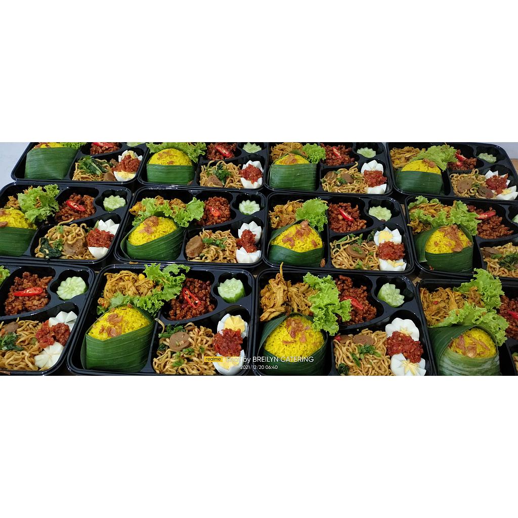 Paket nasi kuning